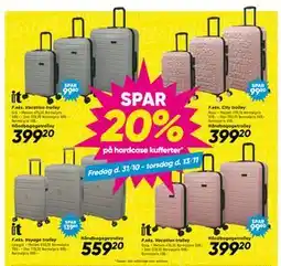 Bilka Spar 20% på hardcase kufferter tilbud