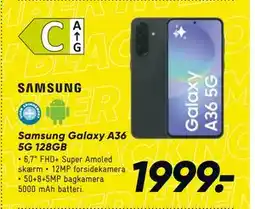 Bilka Samsung Galaxy A36 5G 128GB, DKK 1999 tilbud