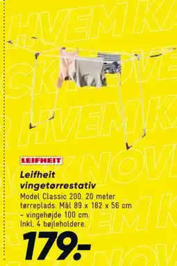 Bilka Leifheit vingetørrestativ, DKK 179 tilbud