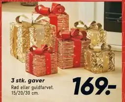 Bilka 3 stk. gaver, DKK 169 tilbud