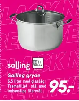 Bilka Salling gryde, DKK 95 tilbud