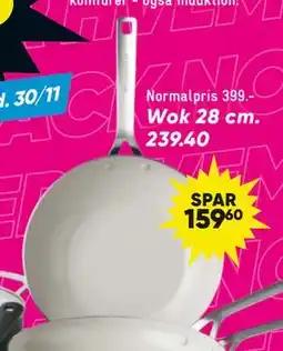 Bilka Wok 28 cm, DKK 239.4 tilbud