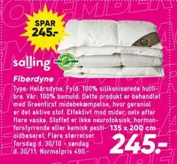 Bilka Fiberdyne, DKK 245 tilbud
