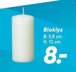 Bilka Bloklys, DKK 8 tilbud