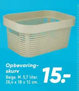 Bilka Opbevaringskurv, DKK 15 tilbud