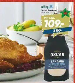 Bilka Oscar landand, DKK 109 tilbud