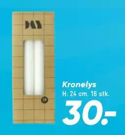 Bilka Kronelys, DKK 30 tilbud