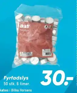 Bilka Fyrfadslys, DKK 30 tilbud