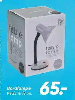 Bilka Bordlampe, DKK 65 tilbud