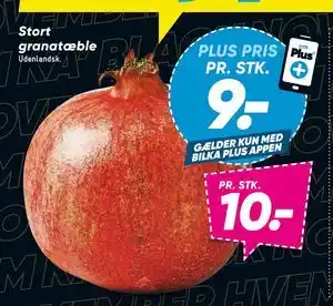 Bilka Stort granatæble, DKK 10, App-pris tilbud