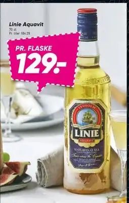 Bilka Linie Aquavit, DKK 129 tilbud