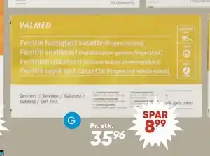 Bilka Valmed ferritintest, DKK 35.96 tilbud