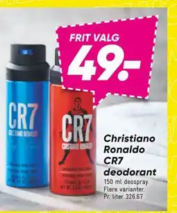 Bilka Christiano Ronaldo CR7 deodorant, DKK 49 tilbud