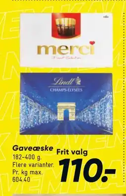 Bilka Gaveæske, DKK 110 tilbud