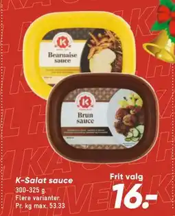 Bilka K-Salat sauce, DKK 16 tilbud
