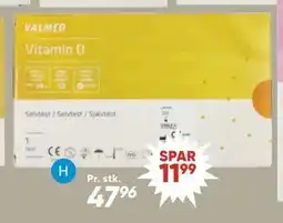 Bilka Valmed D-vitamintest, DKK 47.96 tilbud