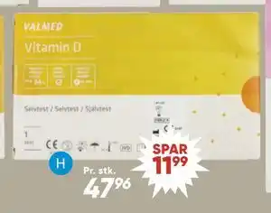Bilka Valmed D-vitamintest, DKK 47.96 tilbud
