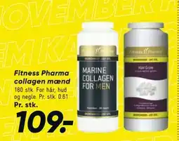 Bilka Fitness Pharma collagen mænd, DKK 109 tilbud