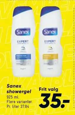Bilka Sanex showergel, DKK 35 tilbud