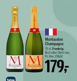 Føtex Montaudon Champagne, DKK 179 tilbud