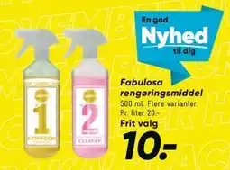 Bilka Fabulosa rengøringsmiddel, DKK 10 tilbud