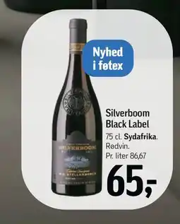 Føtex Silverboom Black Label, DKK 65 tilbud