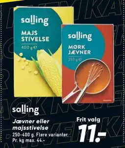 Bilka Jævner eller majsstivelse, DKK 11 tilbud