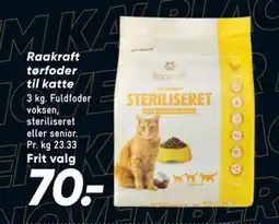 Bilka Raakraft tørfoder til katte, DKK 70 tilbud