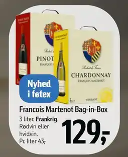 Føtex Francois Martenot Bag-in-Box, DKK 129 tilbud