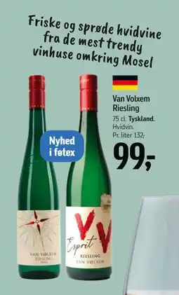 Føtex Van Volxem Riesling, DKK 99 tilbud
