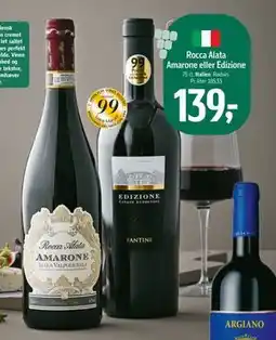 Føtex Rocca Alata Amarone eller Edizione, DKK 139 tilbud