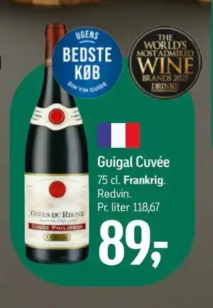 Føtex Guigal Cuvée, DKK 89 tilbud