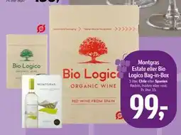 Føtex Montgras Estate eller Bio Logico Bag-in-Box, DKK 99 tilbud