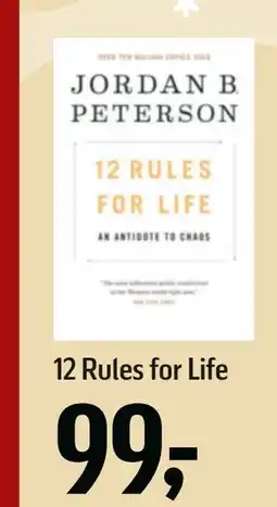 Føtex 12 Rules for Life, DKK 99 tilbud