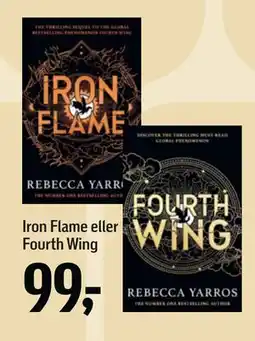 Føtex Iron Flame eller Fourth Wing, DKK 99 tilbud
