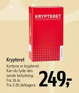 Føtex Krypteret, DKK 249 tilbud