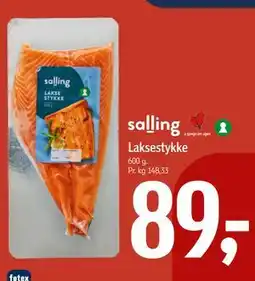 Føtex Laksestykke, DKK 89 tilbud