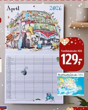 Føtex Familiekalender 2026, DKK 129 tilbud
