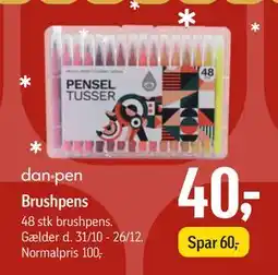 Føtex Brushpens, DKK 40 tilbud