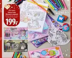 Føtex Unicorn eller Dinosaurs megasæt, DKK 199 tilbud
