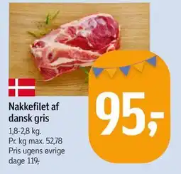 Føtex Nakkefilet af dansk gris, DKK 95 tilbud