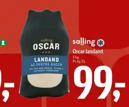 Føtex Oscar landand, DKK 99 tilbud