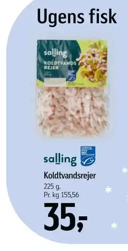 Føtex Koldtvandsrejer, DKK 35 tilbud