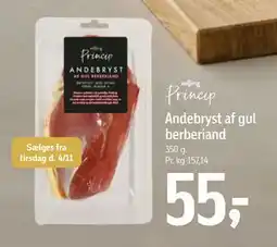 Føtex Andebryst af gul berberiand, DKK 55 tilbud