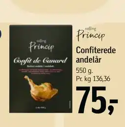 Føtex Confiterede andelår, DKK 75 tilbud