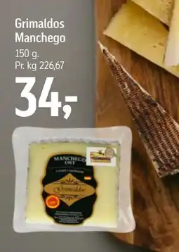 Føtex Grimaldos Manchego, DKK 34 tilbud