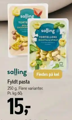 Føtex Fyldt pasta, DKK 15 tilbud