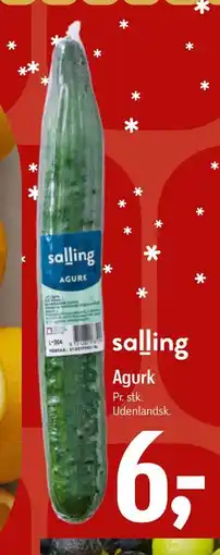 Føtex Agurk, DKK 6 tilbud