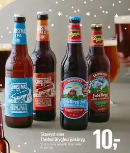 Føtex Skovlyst eller Thisted Bryghus julebryg, DKK 10 tilbud