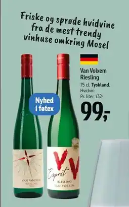 Føtex Van Volxem Riesling, DKK 99 tilbud